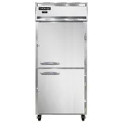 Continental Refrigerator 1FXNPTHD 36" 4-Half Solid Door Pass-Thru Freezer, Top Mounted, 30 cu. ft., Stainless Steel Front 1 image