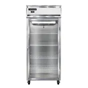Continental Refrigerator 1FXNSSGD 36-1/4" 1-Section Reach-In Freezer, Glass Door, Top Mounted, 30 cu. ft., Stainless Steel 1 image