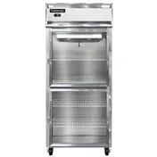 Continental Refrigerator 1FXSNGDHD 36-1/4" 1-Section Reach-In Freezer, 2 Glass Half Doors, Stainless Steel Front, 26 cu. ft., Top Mounted 1 image