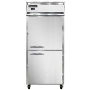 Continental Refrigerator 1FXSNSSHD 36" One Section Reach-In Freezer w/ 2 Half Solid Doors, All Stainless Steel, 26 cu. ft. 1 image