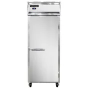 Continental Refrigerator 1RESNSA 28.5" 1-Section Reach-In Refrigerator w/ Solid Door, Stainless Steel Exterior, 18 cu. ft. 1 image