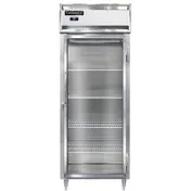 Continental Refrigerator D1RENSAGD 28" 1-Section Reach-In Refrigerator w/ Glass Door, Stainless Steel Exterior, 22 cu. ft. 1 image