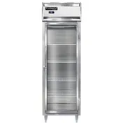 Continental Refrigerator D1RNSAGD 26" 1-Section Reach-In Refrigerator w/ Glass Door, Stainless Steel Exterior, 21 cu. ft. 1 image