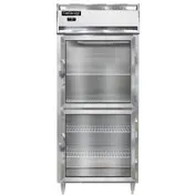 Continental Refrigerator D1FXNSSGDHD 36" 1-Section Reach-In Freezer, 2 Half Glass Doors, Top Mounted, 32 cu. ft., Stainless Steel 1 image