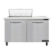 Continental Refrigerator SW48N8C 48" Sandwich / Salad Prep Table w/ 2 Doors, 8 Pans 1 image