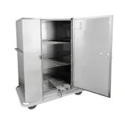 Carter-Hoffmann BB120E 67"-72" 1-Door Stainless Banquet Cabinet, Electric Thermostat, 144 Plates 5 image