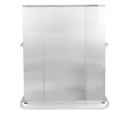 Carter-Hoffmann BB120E 67"-72" 1-Door Stainless Banquet Cabinet, Electric Thermostat, 144 Plates 7 image