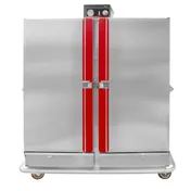 Carter-Hoffmann BB1600 Full Height 2-Door Heated Banquet Cabinet 150 Plates Stainless 73"-78" Mobile Casters 4 image