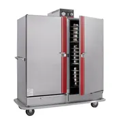 Carter-Hoffmann BB1600 Full Height 2-Door Heated Banquet Cabinet 150 Plates Stainless 73"-78" Mobile Casters 7 image