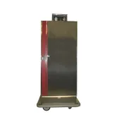 Carter-Hoffmann BB700 Full Height 1-Door Solid Heated Holding Cabinet, 60 Covered Plates, with 6" Casters 1 image