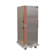 Carter-Hoffmann BB90 61"-66" 1-Door Solid Heated Banquet Cabinet Stainless 90 Plate Mobile Insulated 1 image