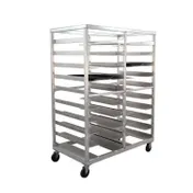 Carter-Hoffmann O1620 20 Pan Aluminum Mobile Bun / Sheet Pan Rack w/ 6" Bottom Load Slides 1 image