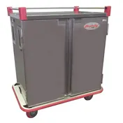 Carter-Hoffmann PTDST12 Stainless Steel Two Doors Performance Patient Tray Cart, (12) Tray 1 image