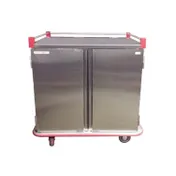 Carter-Hoffmann PTDTT24 Stainless Steel Two Doors Performance Patient Tray Cart, (24) Tray 1 image