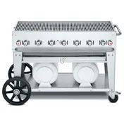 Crown Verity CV-CCB-48 48" Mobile Outdoor Grill, 2 Horizontal LP Tanks, 99.000 BTU 1 image