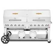 Crown Verity CV-CCB-72RDP 72" Outdoor Gas Grill w/ Roll Dome, 2 LP Tanks, 159.000 BTU 1 image