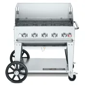 Crown Verity CV-MCB-36WGP 36" LP Gas Outdoor Grill/Charbroiler, Wind Guard Pkg, 79.500 BTU 1 image