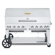 Crown Verity CV-MCB-60-1RDP-NG 60" Natural Gas Outdoor Grill w/ Single Roll Dome Pkg, 129.000 BTU 1 image