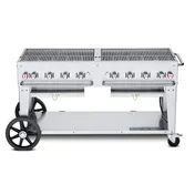Crown Verity CV-MCB-60-SI 50/100 60" Mobile Outdoor Grill, 50 or 100 lb. LP Tank Capacity 1 image