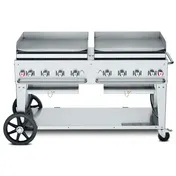 Crown Verity CV-MG-60NG Outdoor Griddle, Mobile, Natural Gas, 8 Burners 1 image