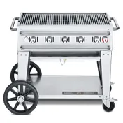 Crown Verity CV-RCB-36 36" Pro Series LP Gas lOutdoor Rental Grill, 79.500 BTU 1 image
