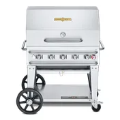 Crown Verity CV-RCB-36RDP 36" Pro Series LP Gas Outdoor Rentall Grill, Roll Dome Pkg, 79.500 BTU 1 image