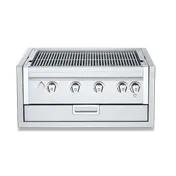 Crown Verity IBI30-GO-FLT 30" Built-In Outdoor Charbroiler/Grill Only, 4 Burners, Light Pkg, 59.000 BTU 1 image
