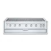 Crown Verity IBI48-GO-FLT 42" Built-In Outdoor Charbroiler/Grill Only, 7 Burners, Light Pkg 1 image