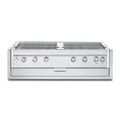 Crown Verity IBI482RD-GO-FLT 48" Built-In Outdoor Charbroiler/Grill Only, 6 Burners, Light Pkg 1 image