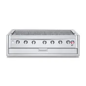 Crown Verity IBI48-GO 42" Built-In Outdoor Charbroiler/Grill Only, 7 Burners, 108.750 BTU 1 image