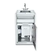 Crown Verity IBISC-SK-WH Small Built-In Cabinet with Sink & Water Heater 1 image