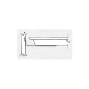 Continental Refrigerator 50-P008A-E Universal Pan Slide Assembly 1 image