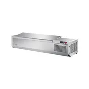 Turbo Air CTST-1500-N 59" E-Line Countertop Salad Table, 7 Pan Capacity 1 image