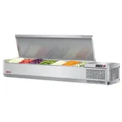Turbo Air CTST-1500-N 59" E-Line Countertop Salad Table, 7 Pan Capacity 2 image