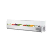 Turbo Air CTST-1800G-N 70" E-Line Countertop Salad Table, 9 Pan Capacity 1 image