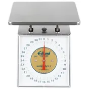 Edlund DCF-2 Duty Fixed Dial Portion Scale, 1-9 lb Capacity, Stainless Steel, 32oz/1/8oz Graduation, Dashpot 1 image