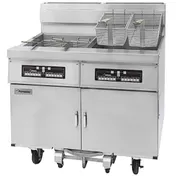 Dean SCFD260G 40" Decathlon Performance Multiple Battery Gas Fryer, 2 X 75 lbs, 300.000 BTU 1 image