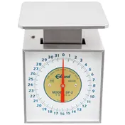 Edlund DF-2 Portion Scale - 1-9 lb Capacity, Fixed Dial, 32 oz/-1/4 oz Graduation, Stainless Steel 1 image