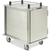 Dinex DXPICT10 12 Tray TQ Economy Meal Delivery Cart w/ 1 Compartment, 1 Door 1 image