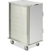 Dinex DXPICT24 24 Tray TQ Economy Meal Delivery Cart w/ 1 Compartment, 1 Door 1 image