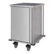 Dinex DXPTQC2T1D14 Enclosed Meal Delivery Cart with 14 Trays, 1 Door 1 image