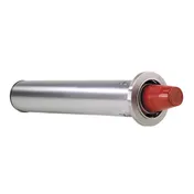 Dispense-Rite ADJ-1 In-Counter Cup Dispenser, 22" Steel, Fits 4-12 oz Cups, Rim 2-1/2"-3-1/2" NSF 1 image