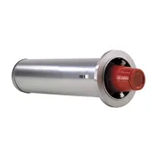 Dispense-Rite ADJ-2S In-Counter Cup Dispenser, 19" Steel, Two-Spring, 8-44 Oz Cups 3"-4-5/8" Rim NSF 1 image