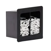 Dispense-Rite FMVS-2SBT Straw Organizer Blk PS 7-1/4"H x6-1/2"W x9-1/2"D Fit6-3/8"H x5-5/8"Cut Straw 1 image