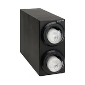 Dispense-Rite LID2-S1-2BT Lid Dispensing Cabinet, 16-1/4"H x 8"W x 23"D, Countertop 1 image