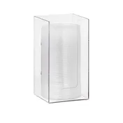 Dispense-Rite MLD-1 Lid/Cup Organizer, 4" Modular, 8"H X 4"W X 4"D, Acrylic, Clear 1 image