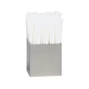 Dispense-Rite SH-1 Straw Holder for CTLD Models, 5" H x 4-1/8" W x 5" D, Stainless Steel Build 1 image