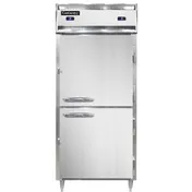 Continental Refrigerator D1RFXNHD 36" 1-Section Reach-In Refrigerator Freezer Combo w/ 2 Half Solid Doors 1 image
