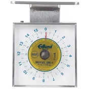 Edlund DR-1 Portion Scale, 1-9 lb Capacity, Stainless, 16 oz/1/8 oz Graduation, Rotating Dial, Dishwasher-Safe 2 image