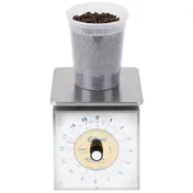 Edlund DR-1 Portion Scale, 1-9 lb Capacity, Stainless, 16 oz/1/8 oz Graduation, Rotating Dial, Dishwasher-Safe 5 image